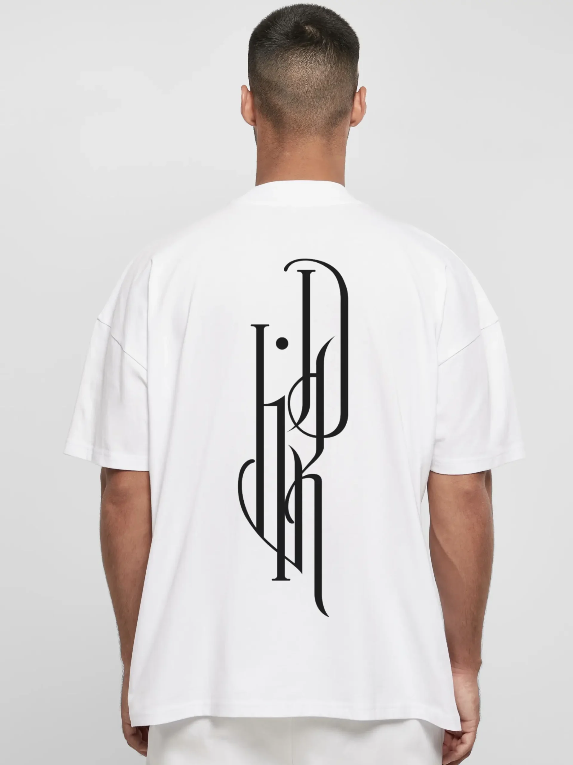 T-shirt oversize à col mock neck LINKED